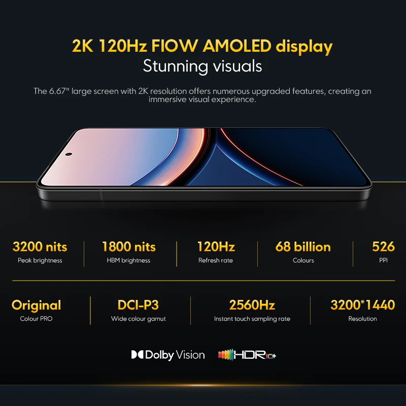 POCO F7 Ultra الإصدار العالمي Snapdragon 8 Elite 6.67 بوصة 50 ميجابكسل 50 ميجابكسل 5300 مللي أمبير AMOLED 120 وات HyperChange