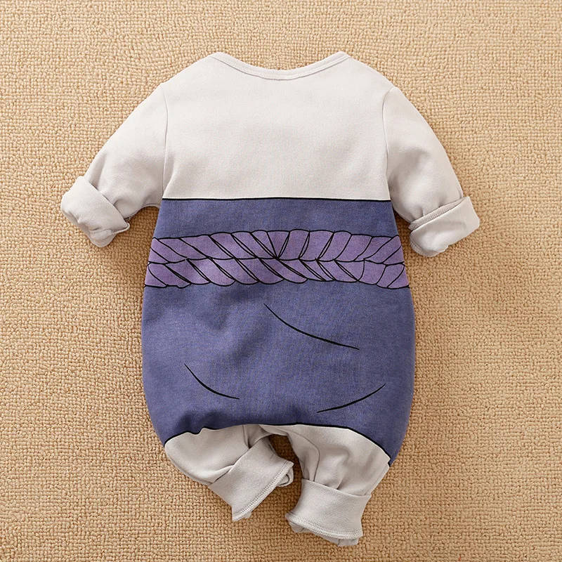 بدلة لعب قطنية جميلة ، بأكمام طويلة ، مريحة وناعمة ، ملابس حديثي الولادة ، أطفال أولاد وبنات ، 0-18 ، الربيع ، الخريف #2