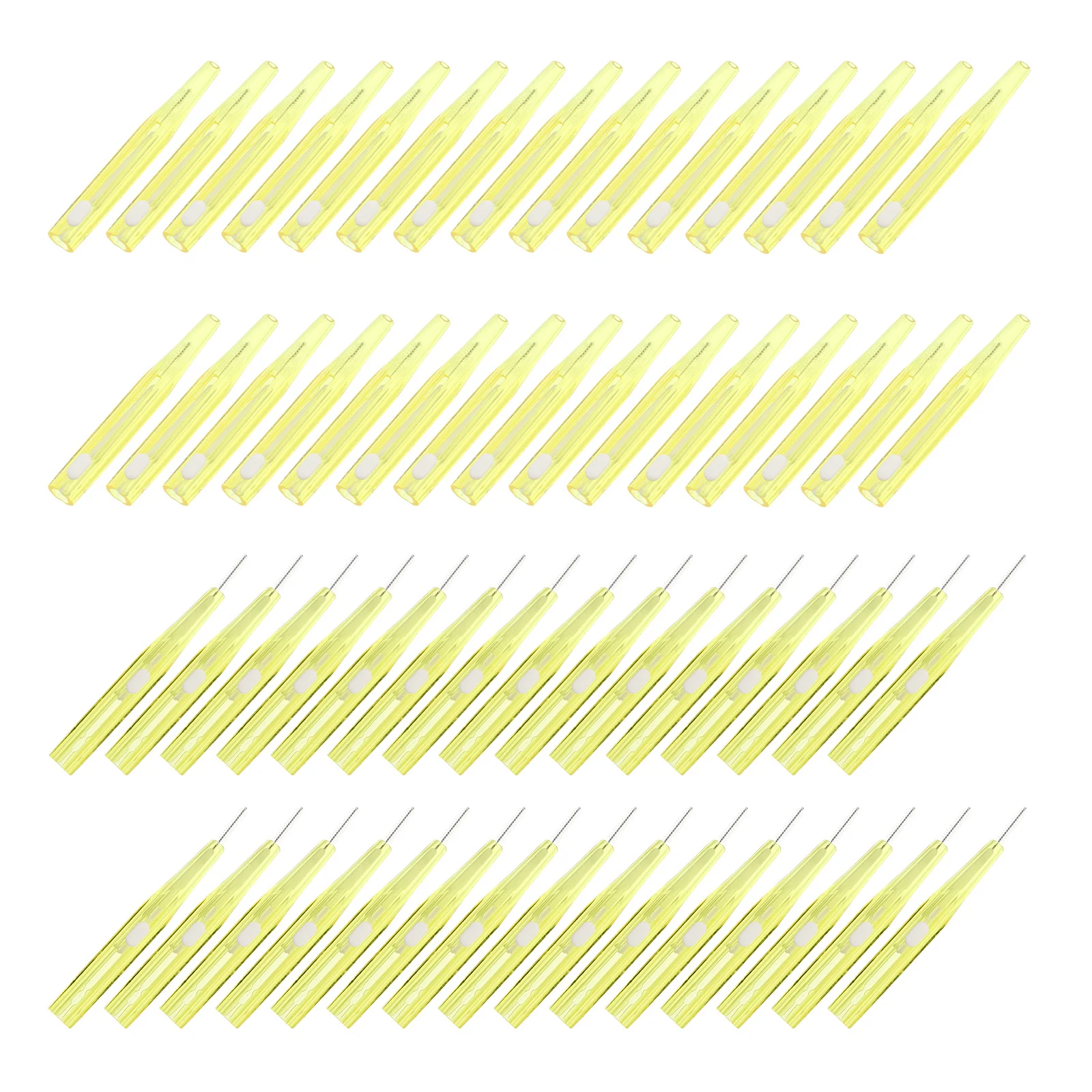 Zestaw szczoteczek międzyzębowych 60 sztuk, głębokie czyszczenie, włosie do trudno dostępnych miejsc, walka z próchnicą, zapaleniem dziąseł, narzędzie do higieny jamy ustnej, do zębów.