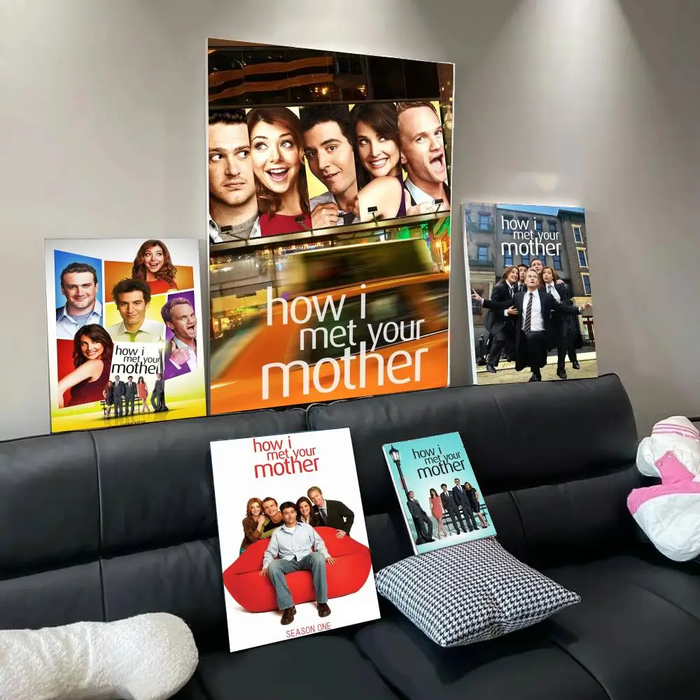 TV H-How I Met Your Mother Poster Modern  Wall Art Aesthetic Minimalist Bedroom Decor Cafe Home Gift