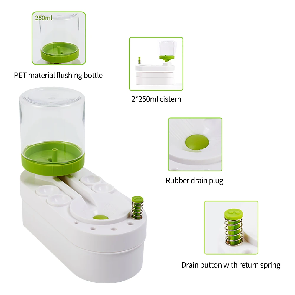 1 قطعة منظف فرشاة الطلاء مع زر استنزاف التلقائي تداول المياه فرشاة الطلاء آلة التنظيف دلو أدوات الرسم جديد