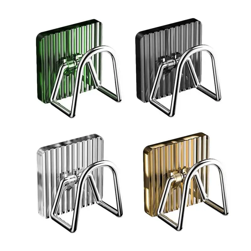 Drain Storage Shelf Multifunctional Self Adhesive Sink Sponges Rack Wall Mounted Dish Sponge Holder Kitchen Wall Hooks Accessory