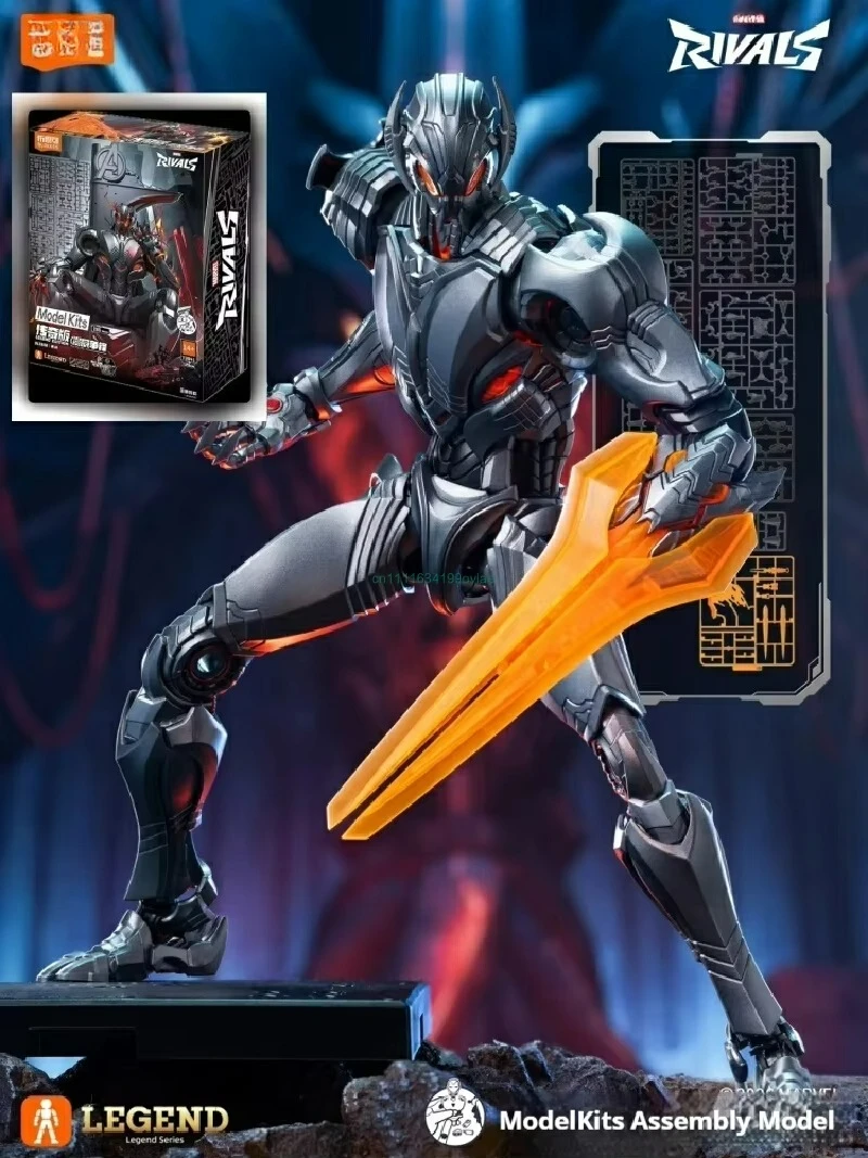 new-original-licensed-marvel-rivals-legend-ultron-buildable-light-up-model-rich-accessories-desktop-collectible-present