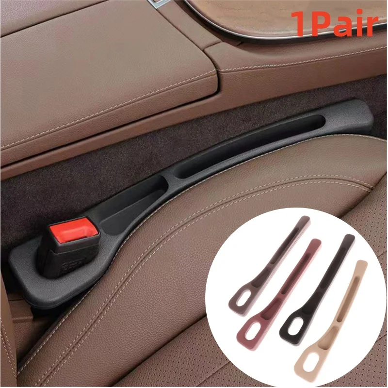 2Pcs Universal Car Seat Gap Plug Strip Side Seam Car Gap Filler Leak Proof Seat Gap Storage Organizer Interior Decoration