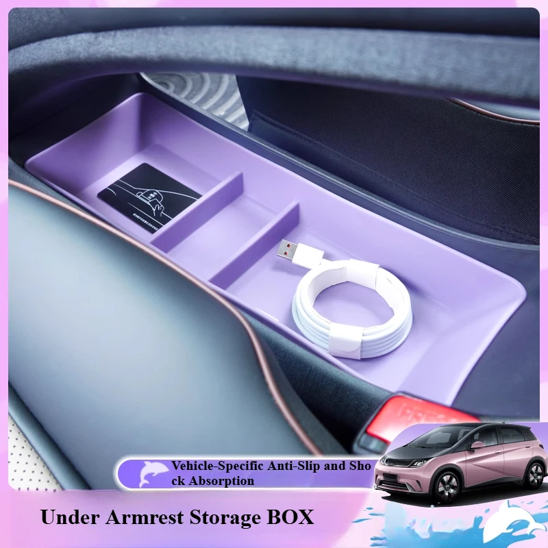 

Car Storage Box For BYD Dolphin Central Control Storage Sundries Box Byd EA1 Water Cup Holde Rear Screen Storage Box Accessories