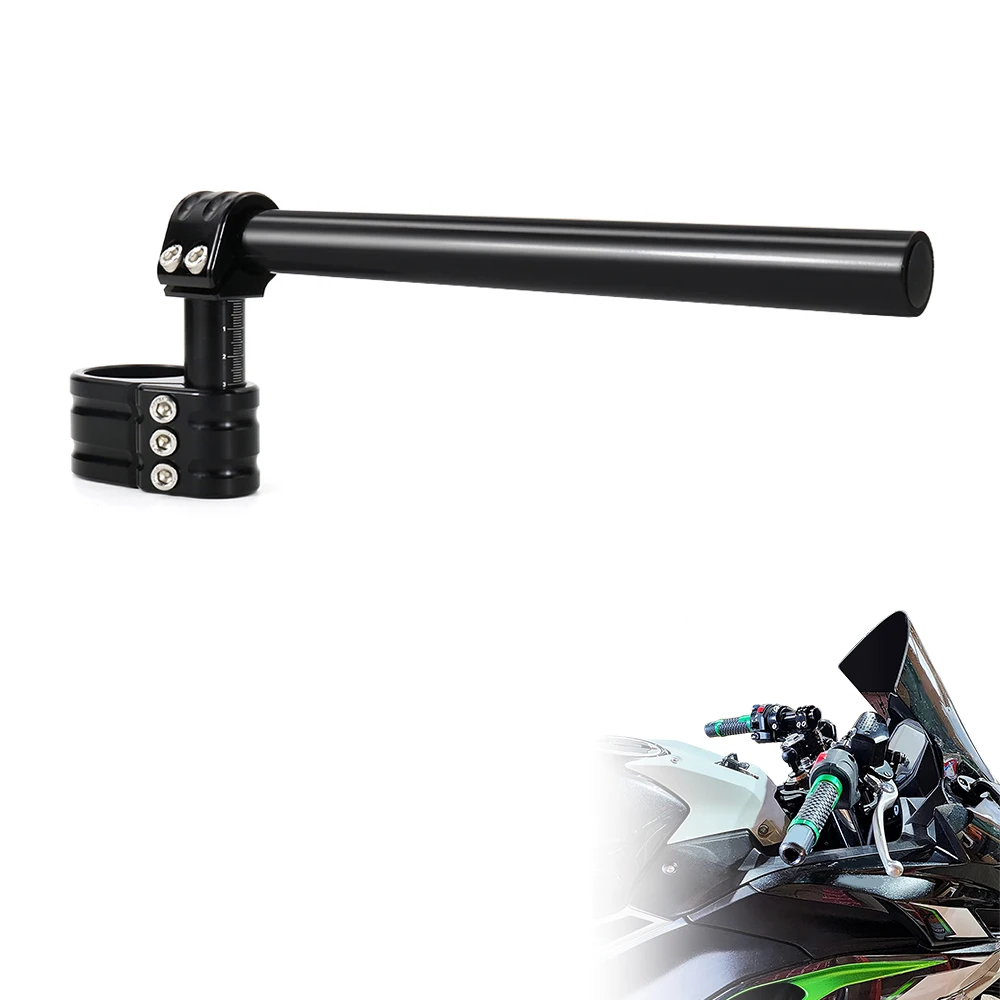 

Adjustable Handlebar Raiser Universal Fit For SUZUKI GSXR600 750 GSX-R 1000 GSX-R 1300 Hayabusa Clip-On HandleBar