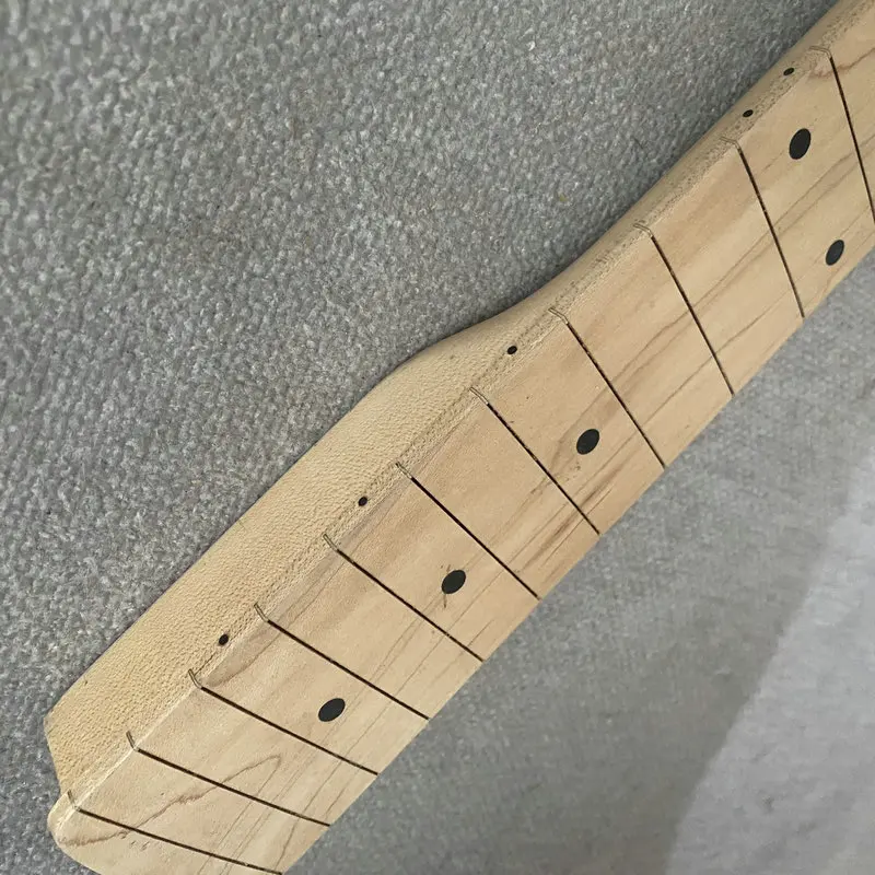 

MN726 The Unfinished Maple Wood 4-String Right-Handed 21-Fret Electric Bass Neck Is Without Frets DIY Parts
