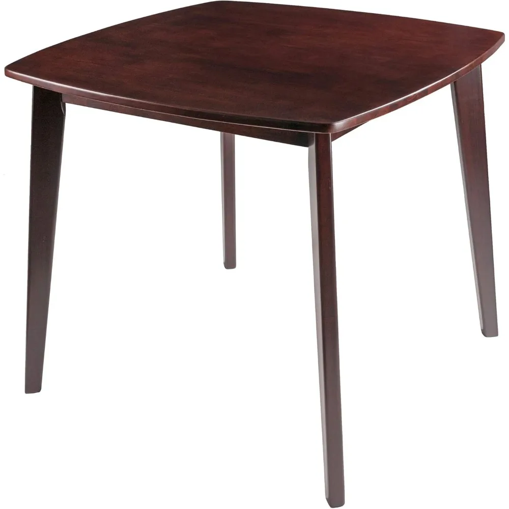 

Pauline Dining Table, Curved, for Dining Room, 29", Walnut