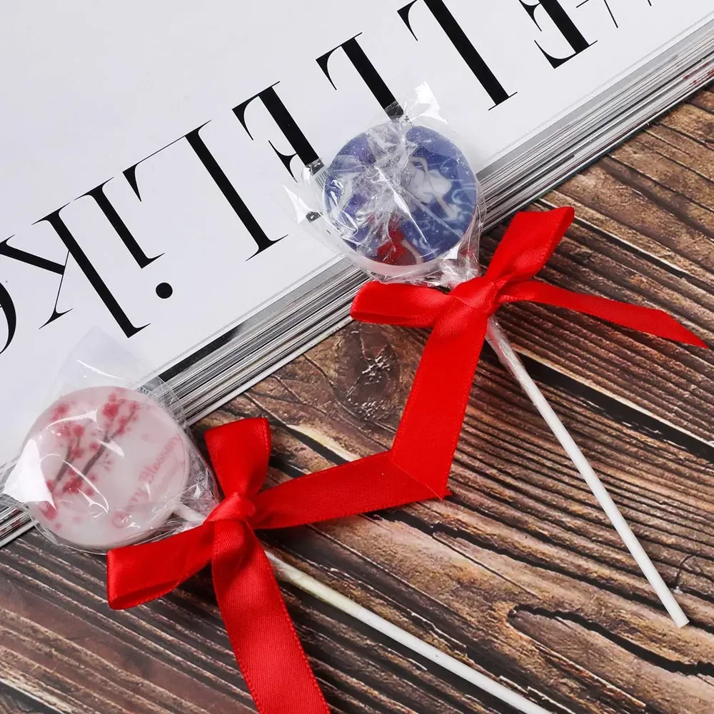 100Pcs Satin Ribbon Bows Small Ribbon Knot Bow Flower Crafts Decoration Handwork DIY Party Wedding Birthday Bows Ties Decor