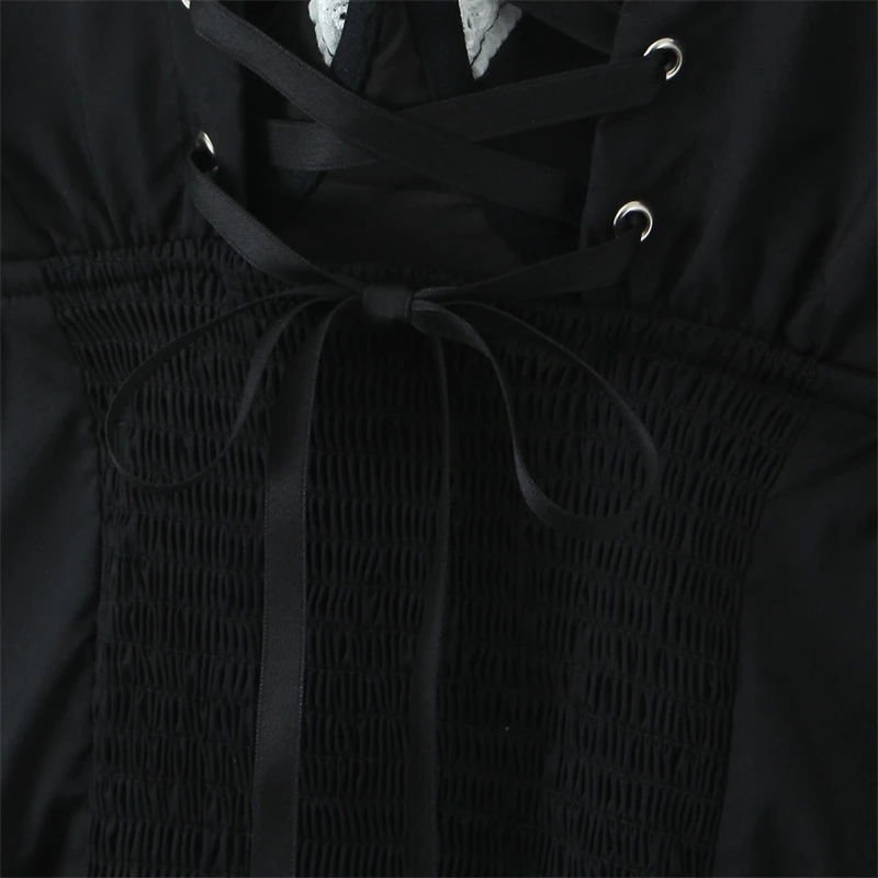 Keyanketian verão novo y2k bordado em camadas babados deslizamento vestido feminino xshape único breasted bainha sem mangas mini vestido