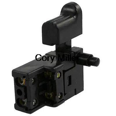 

AC 250V 5E4 Plastic Shell DPST Momentary Power Tool Switch