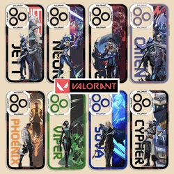 VALORANT GAME Phone Case For iPhone 15 14 13 12 Mini 11 Pro Max X XR XS 6S 6 7 8 SE20 Plus Soft Silicone Transparent Cover