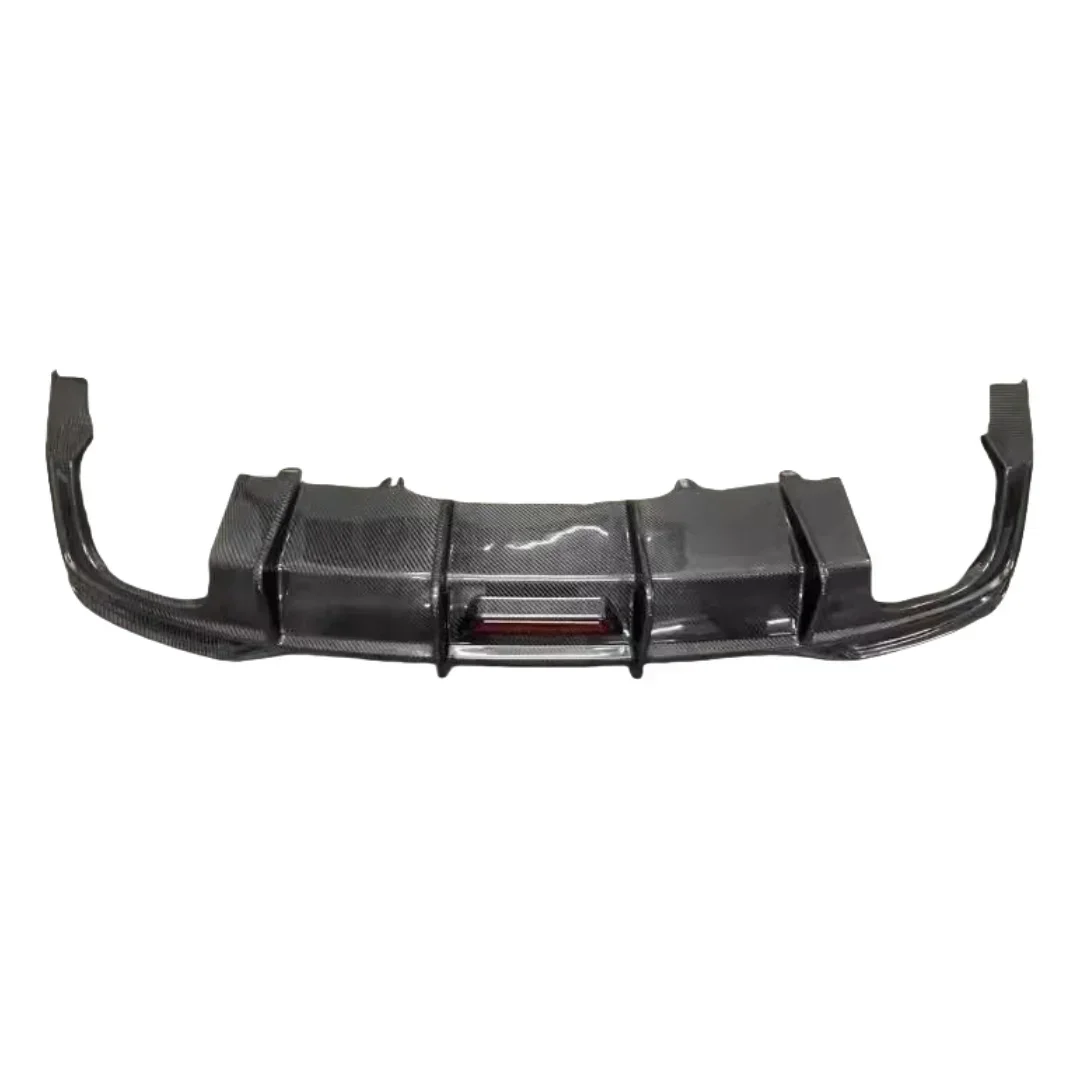 Carbon-Hecklippe für Audi A5 S5 2020-2021, modifiziert mit Licht, Auto-Heckspoiler, Bodykit, Autozubehör