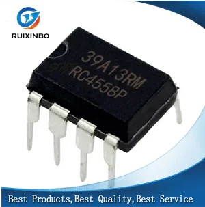 5PCS/LOT RC4558P RC4558 DIP8 operaTional amplifier ti chip 4558P In stock