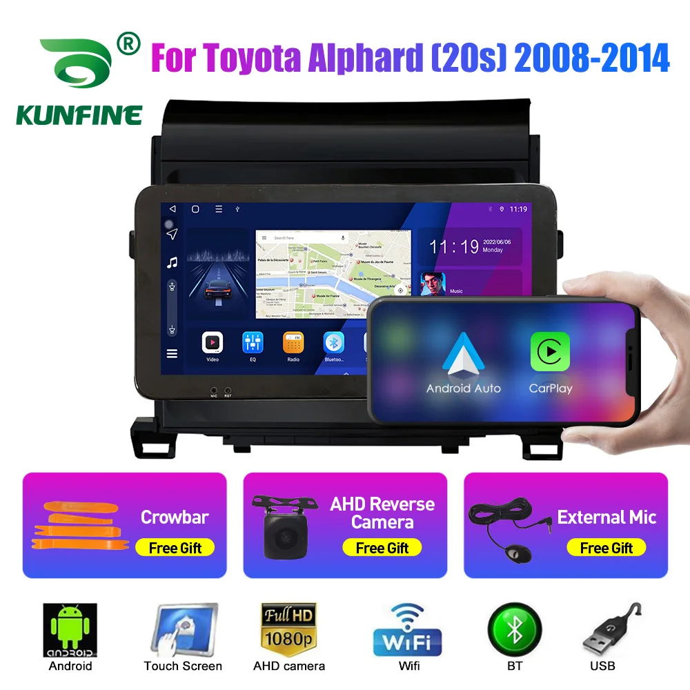

2Din Android Car Radio For Toyota Alphard (20s) 10-14 Multimedia Video Player GPS Navigation Stereo Audio Head Unit Carplay 4G