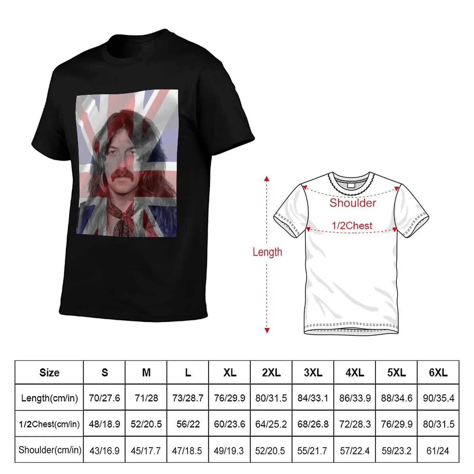 Union Jack Special: Jon Lord T-Shirt rapper graphic tees sports fans Blouse anime mens tall t shirts