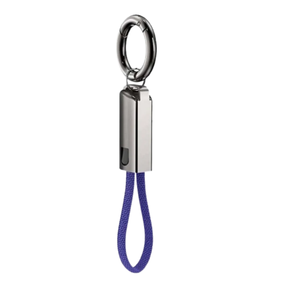 Keychain Lanyard Design Keychain USB Cable TPE Short Type C TO Type C Cable Keychain Data Sync Mini Mini Key Chain Charger Cord