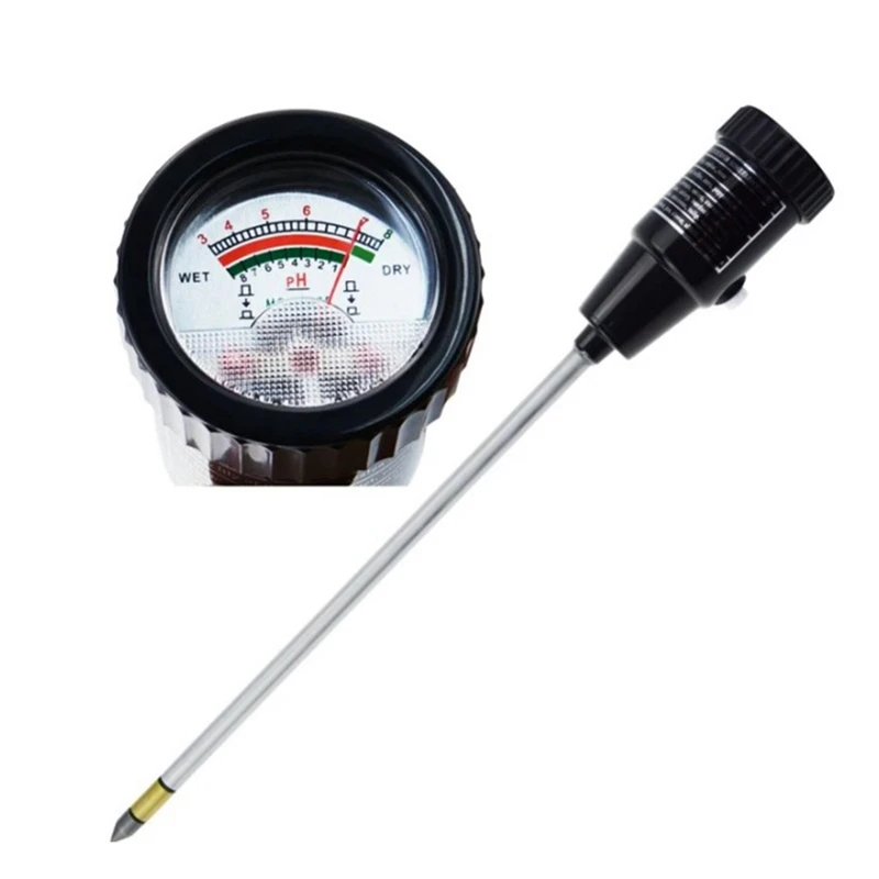 

ZD-06 Soil PH & Moisture Tester Meter With 295Mm Electrode Probe Waterproof Soil Tester Kit Tools For Indoor & Outdoor