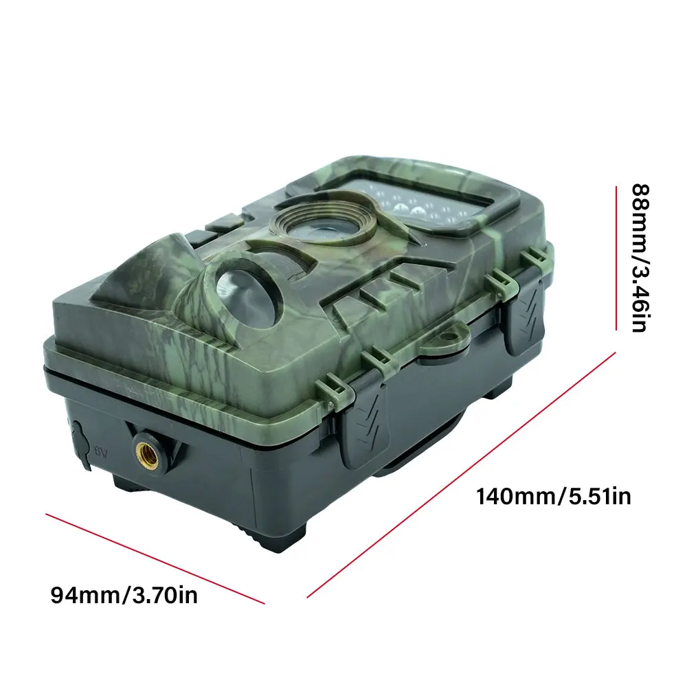 

Hunting Trail Camera PR700 with Infrared Night Vision Wildlife Camera HD 20MP 1080P Video IP54 Waterproof for Hunting Wild