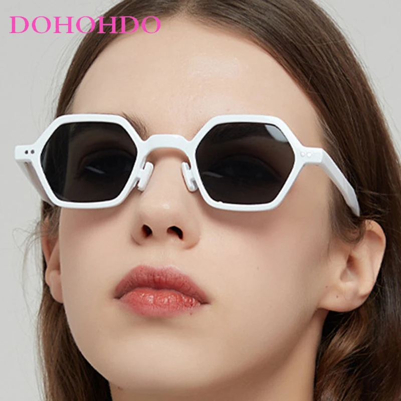 

Popular Small Frame Polygonal Women Sunglasses New Vintage Brand Designer Men Eyewear Driving Travel Shade Sunglass Female UV400