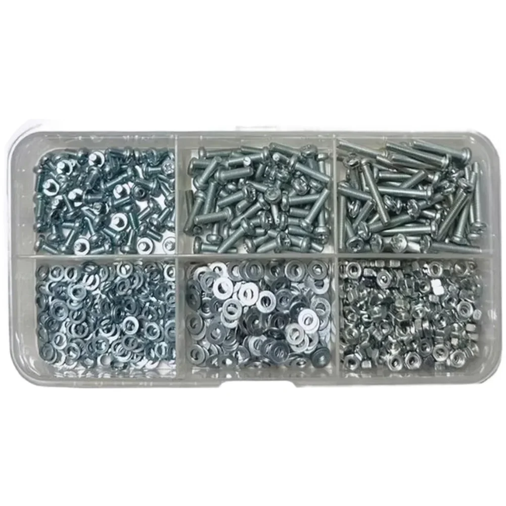 Rust Resistant Screw Kit Pan Head Screw Nut And Washer Set Stainless Steel Pan Head Screws 304 Stainless Steel