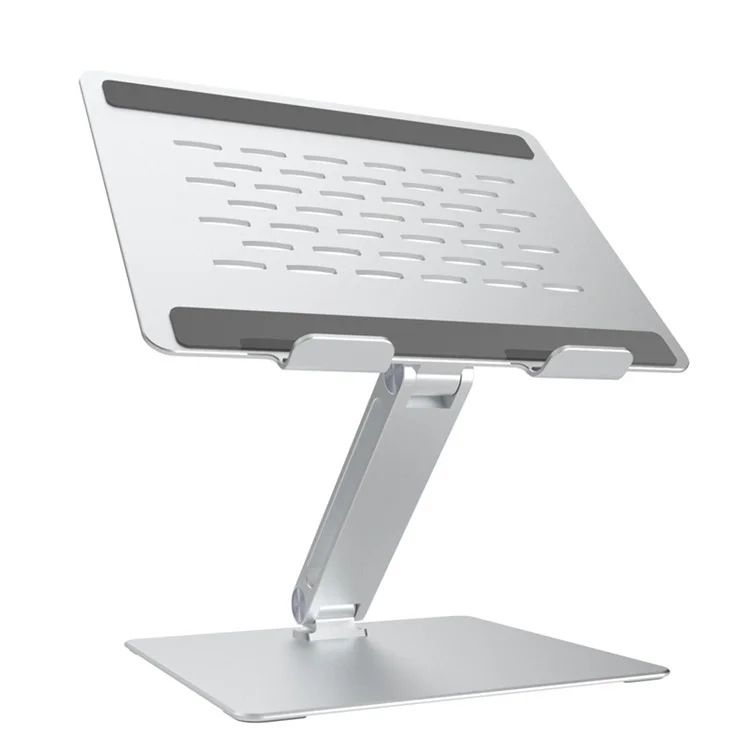 Custom Foldable Aluminum Alloy Laptop Stand Ergonomic Height Adjustable Ventilated Notebook Holder