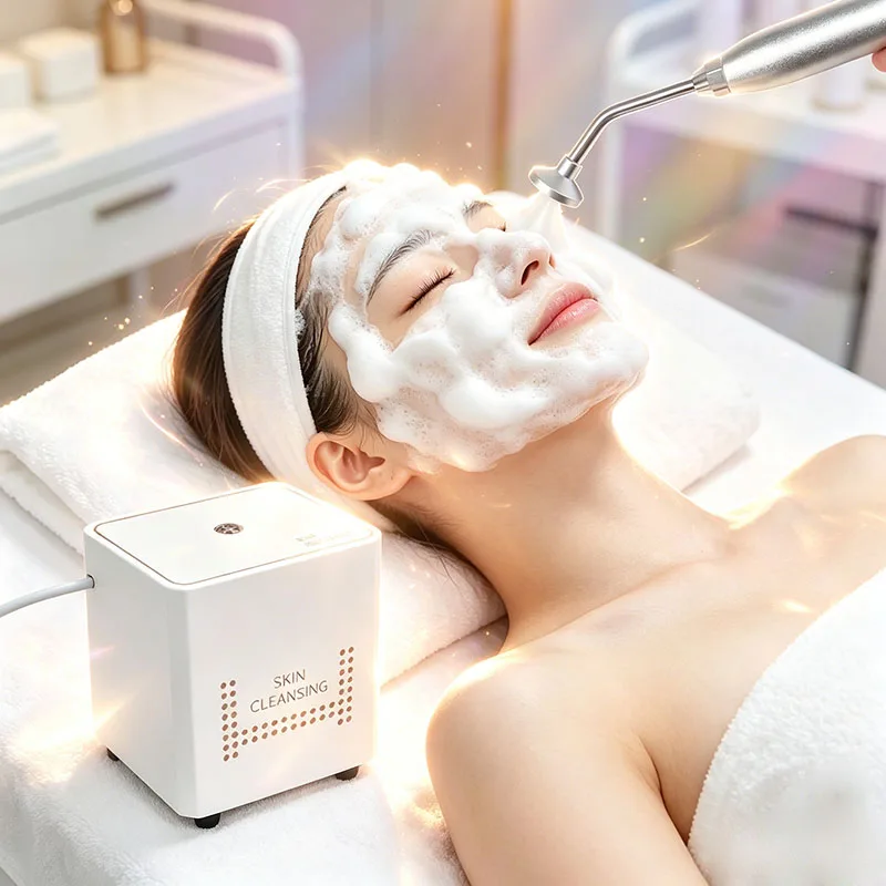 Face Cleansing Device Professional N1 SPA Hydrogen Oxygen Bubble Facial Cleansing Machine Deep Pore Blackhead Remover Skin Scrub