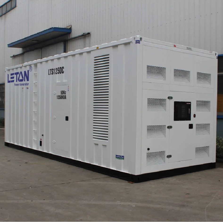 LETON  container 380v soundproof watercooled diesel generator 200kw