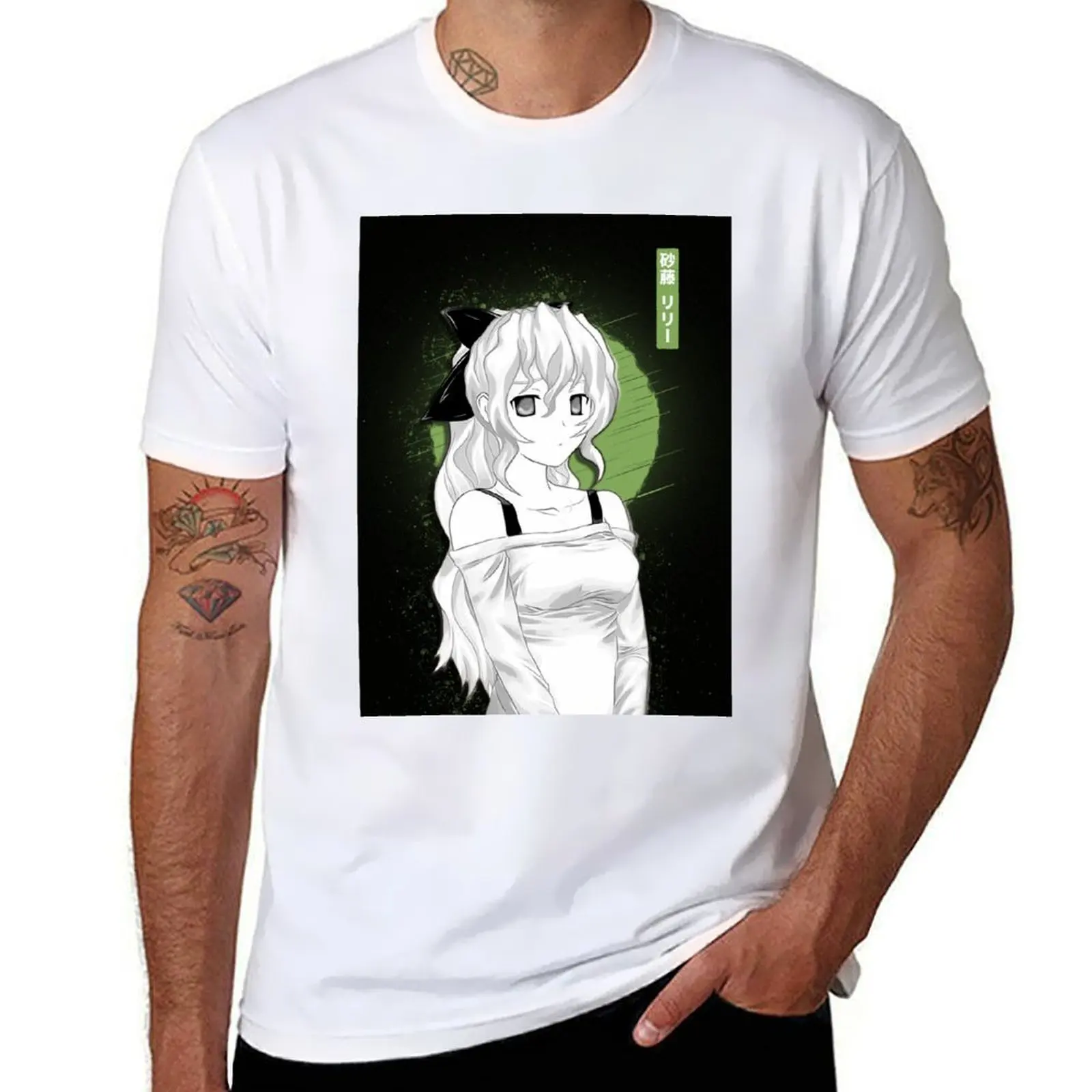 

Lilly Katawa Shoujo T-Shirt man t shirt designer t shirts for man pack cotton man graphic t shirt T-Shirt