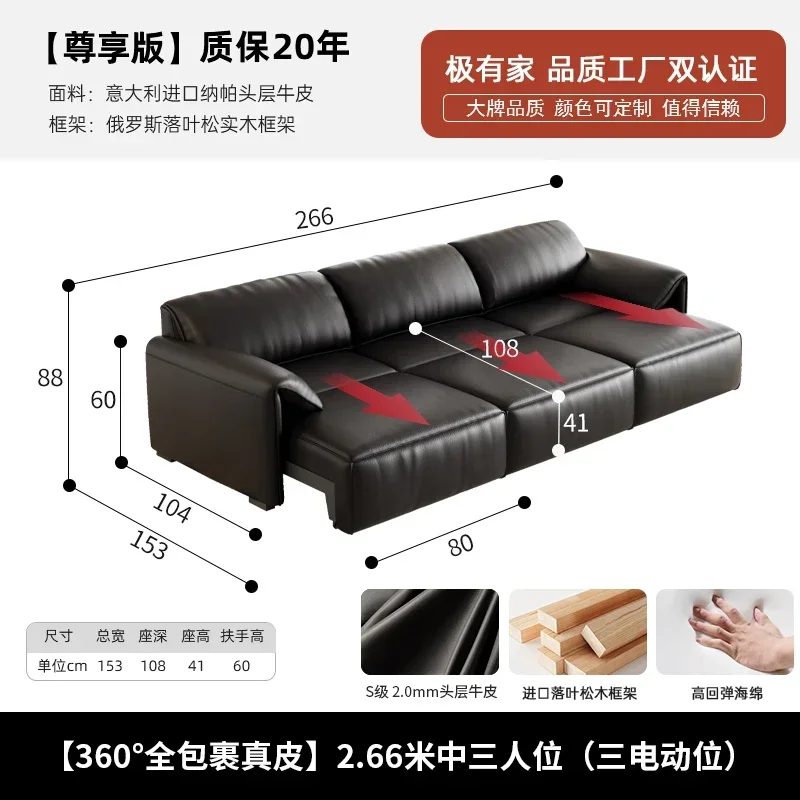 French Luxury Electric Retractable Living Room Sofa Nordic Luxury Modular Sofas Lazy Chaise Lounge Home Furniture Sofa view 6