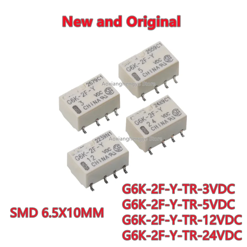 5Pcs G6K-2F-Y-Tr-3V… - image