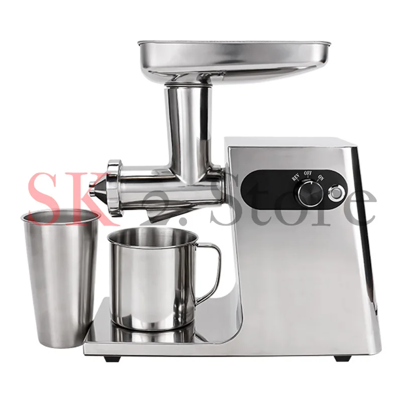 304 Stainless Steel Juice Machine Automatic Household Commercial Electric Prickly Pear Juicer Sugarcane Vegetable Wheat