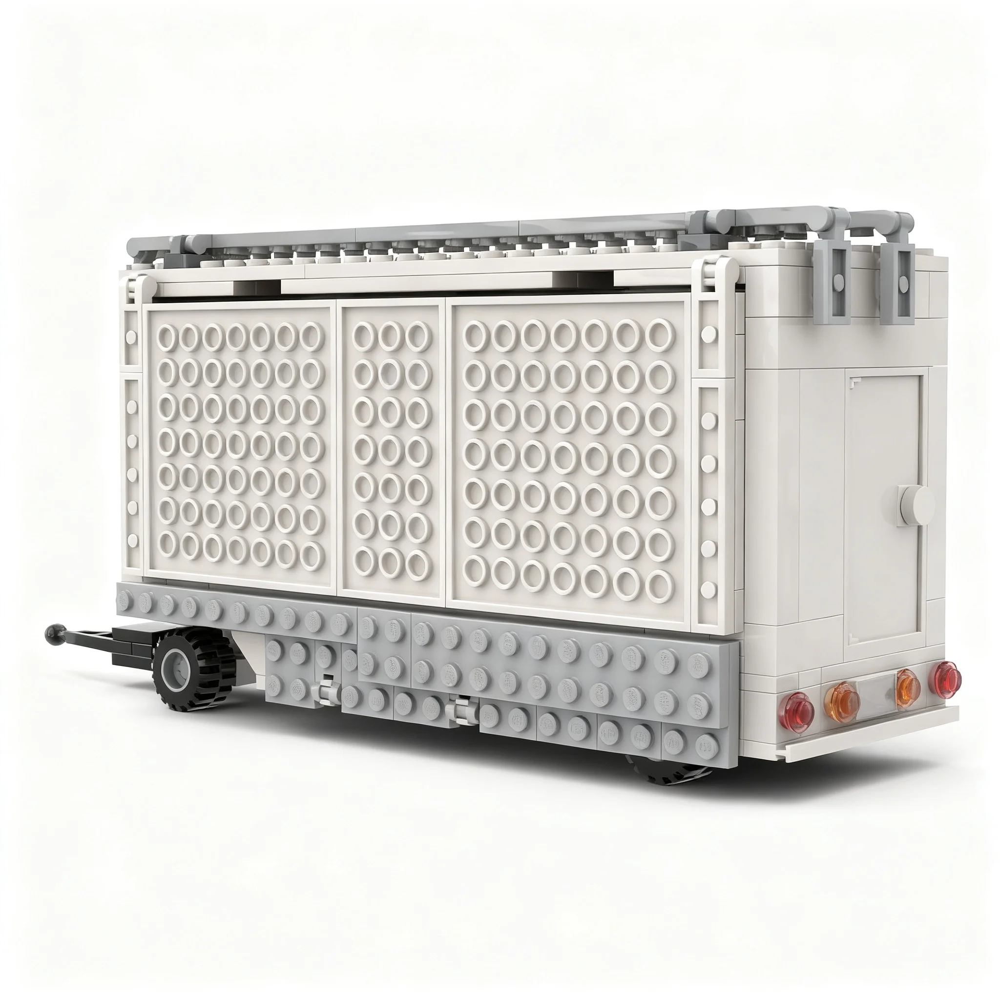 370ピース-moc-フェアフードトラック-モデル-ビルディングブロック-クリスマスギフト-diyアイデア-組み立てクラフト-ディスプレイ-誕生日コレクション-クリエイティブ