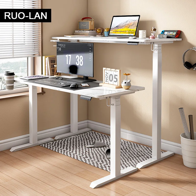 Computer Desk Desktop Liftable Desk Students Home Children Solid Wood Study Table Office Desk Writing Desk Workbench