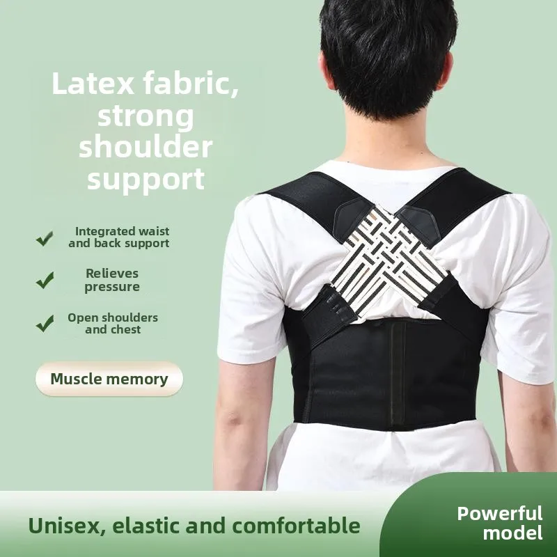 Posture Correction Belt Back Straightening Tool Anti-Hunchback Neck Forward Correction Beautiful Back for Adults And Children