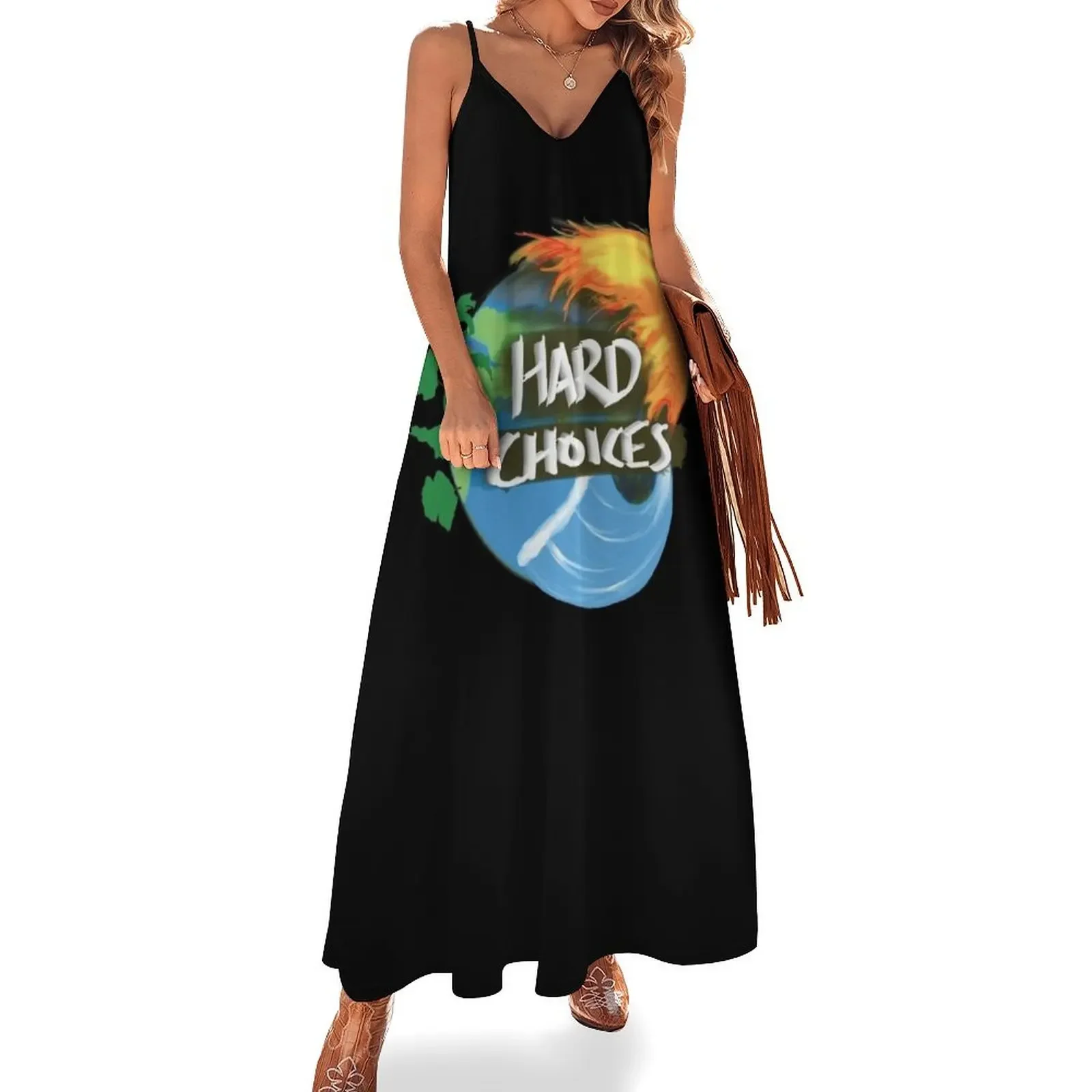 

Life or Death It's a Hard Choice. Sleeveless Dress cute dress elegant women's sets