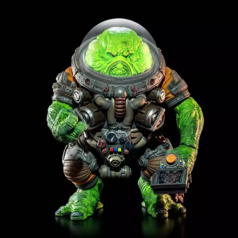 

Four Horsemen Cosmic Legion Series 1: 7 Emerald Giant Ogre Action Figure Arms Energy Rings Articulated Collectible Toy Adults
