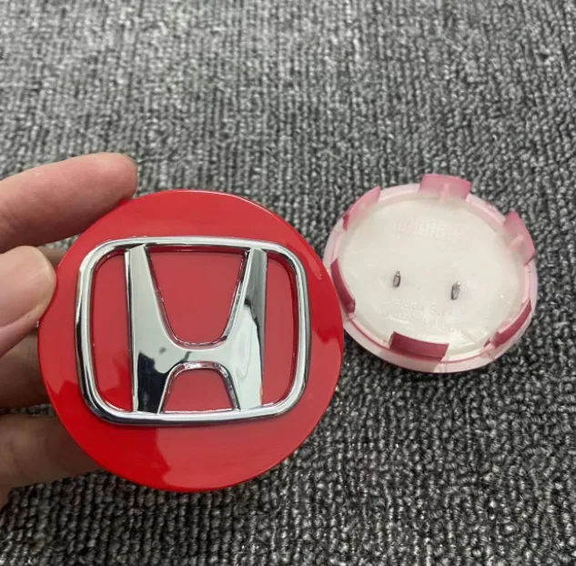 4pcs 58mm 69mm Wheel Center Cap Logo Hub Cover Badge Emblem For Honda Civic City Accord Odyssey Spirior CRV Hrv Jazz CBR HR-V