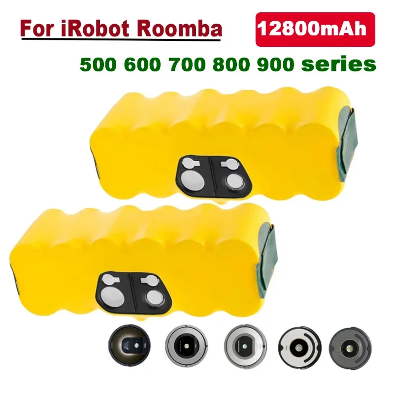 14.4V Battery For iRobot Roomba 12800mAh Battery For iRobot Roomba 500 600 700 800 900 series 14.4 V 620 650 770 780 580 Battery