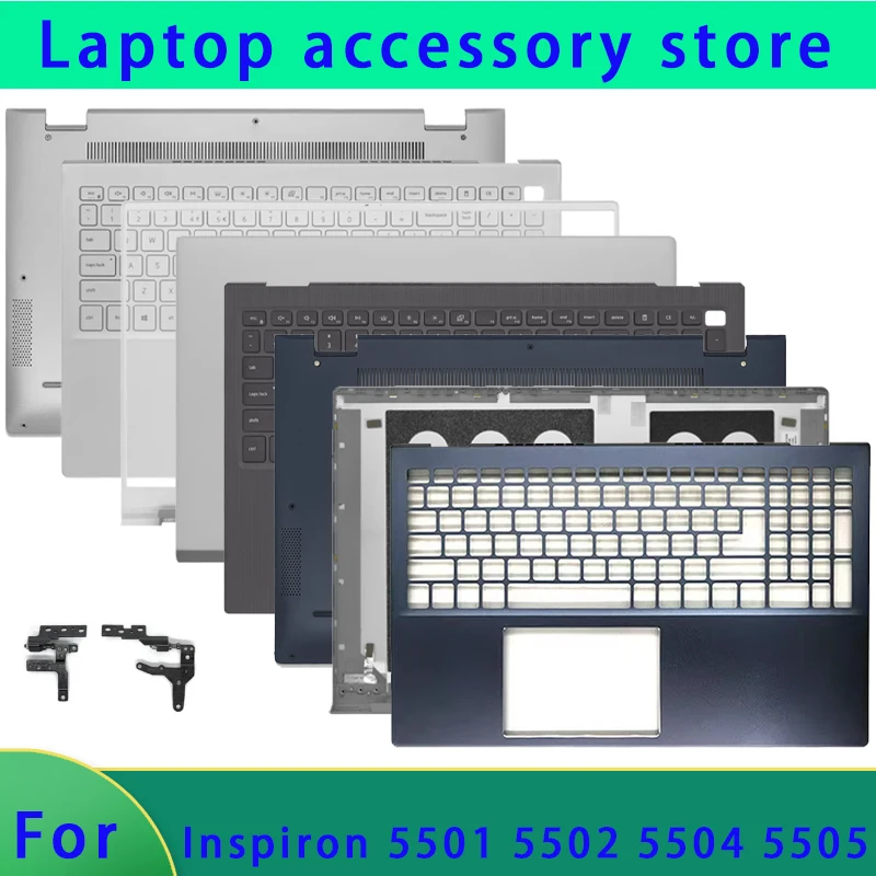 

Оригинальный подходит для ноутбука Inspiron 5501 5502 5504 5505, рамка ЖК-экрана, задняя панель экрана, петля нижней крышки подставки для рук, ABCD