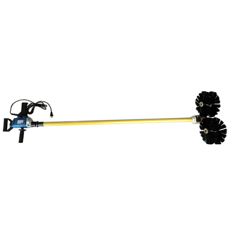 

WS-1500 Oxide cleaning rod Portable wire dust removal tool rod Rotary double brush head cleaning device