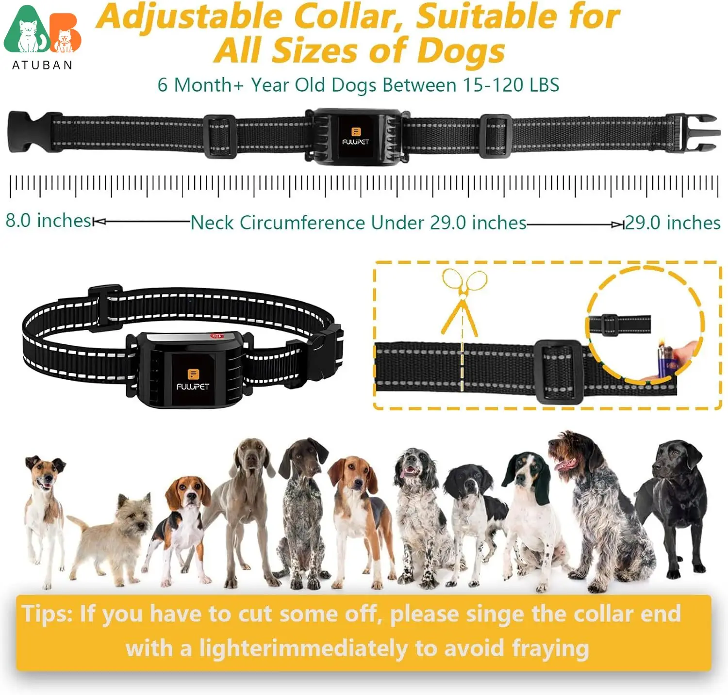 Invisible Fence for Dogs,2-in-1 Electric Dog Fence&Remote Training Collar,Wireless Dog Fence IPX6 Waterproof Training Collar