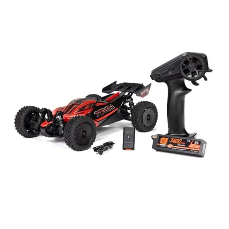 

RC Car Typhon GROM 4X4 223S BLX BRUSHLESS Small Scale Buggy RTR with DSC Battery Charger Included RED ARA2306ST1