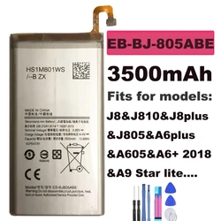 For Samsung J8 J810 J8PLUS J805 A6Plus EB-BJ805ABE original battery, mobile phone battery replacement repair parts, send tools