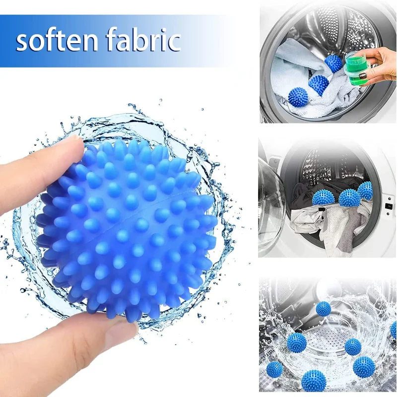 5/2/1PCS Reusable Laundry Balls Washing Machine Drying Fabric Softener Ball for Household Clothes Cleaning Ball Tool Accessories