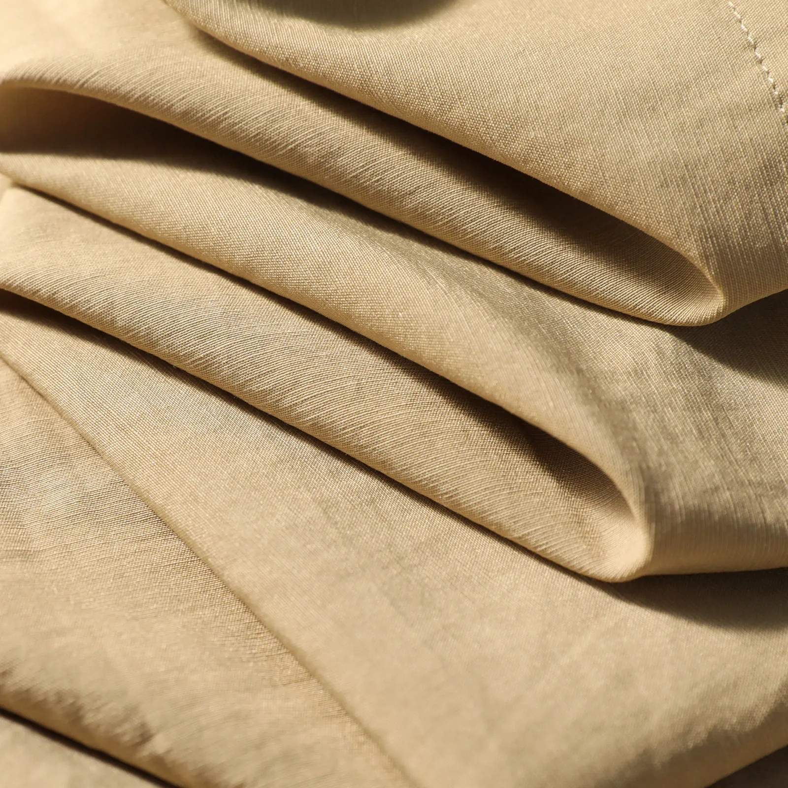 Italian luxury 2026 summer new old money wind cotton and linen blended profile loose short-sleeved shirt