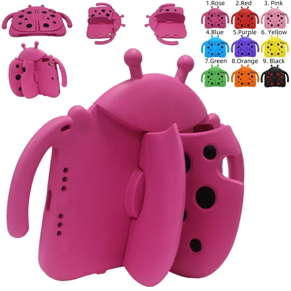 Capa fofa Beatle EVA para Huawei MediaPad T3 8.0 M3 M5 8.4 polegadas T1 7.0 Capa para tablet infantil para Honor M2 Waterplay Play Pad 2 8.0