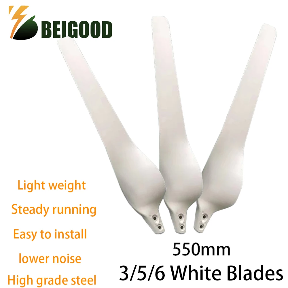 

China Shape Blades for Horizontal Wind Turbine 550mm Blades Wind Generator Accessories DIY Blades Factory Sell