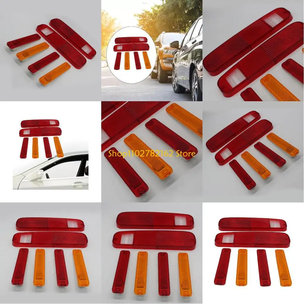 

547B Car Portable Taillight Truck Side FendersKit Lamp Durable Fit for F-150 F150 F250 Econoline High Transmittance