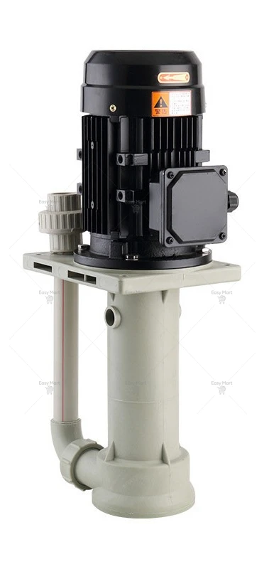 Plastic Chemical Pump Vertical Acid and Alkali Resistant Submerged Pump Vertical Pump in Anti-corrosion Tank 220V 380V